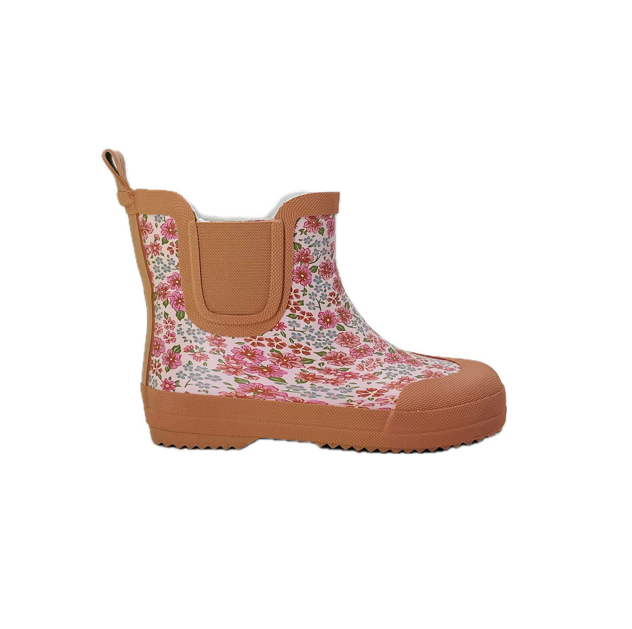 Floral elastic children's rain boots