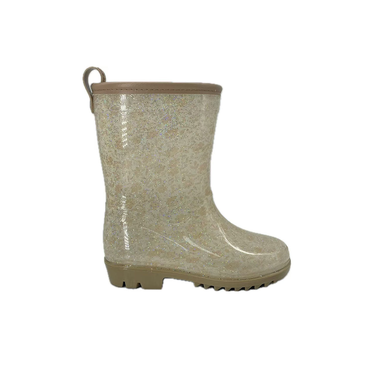 Glitter PVC kids rain boots