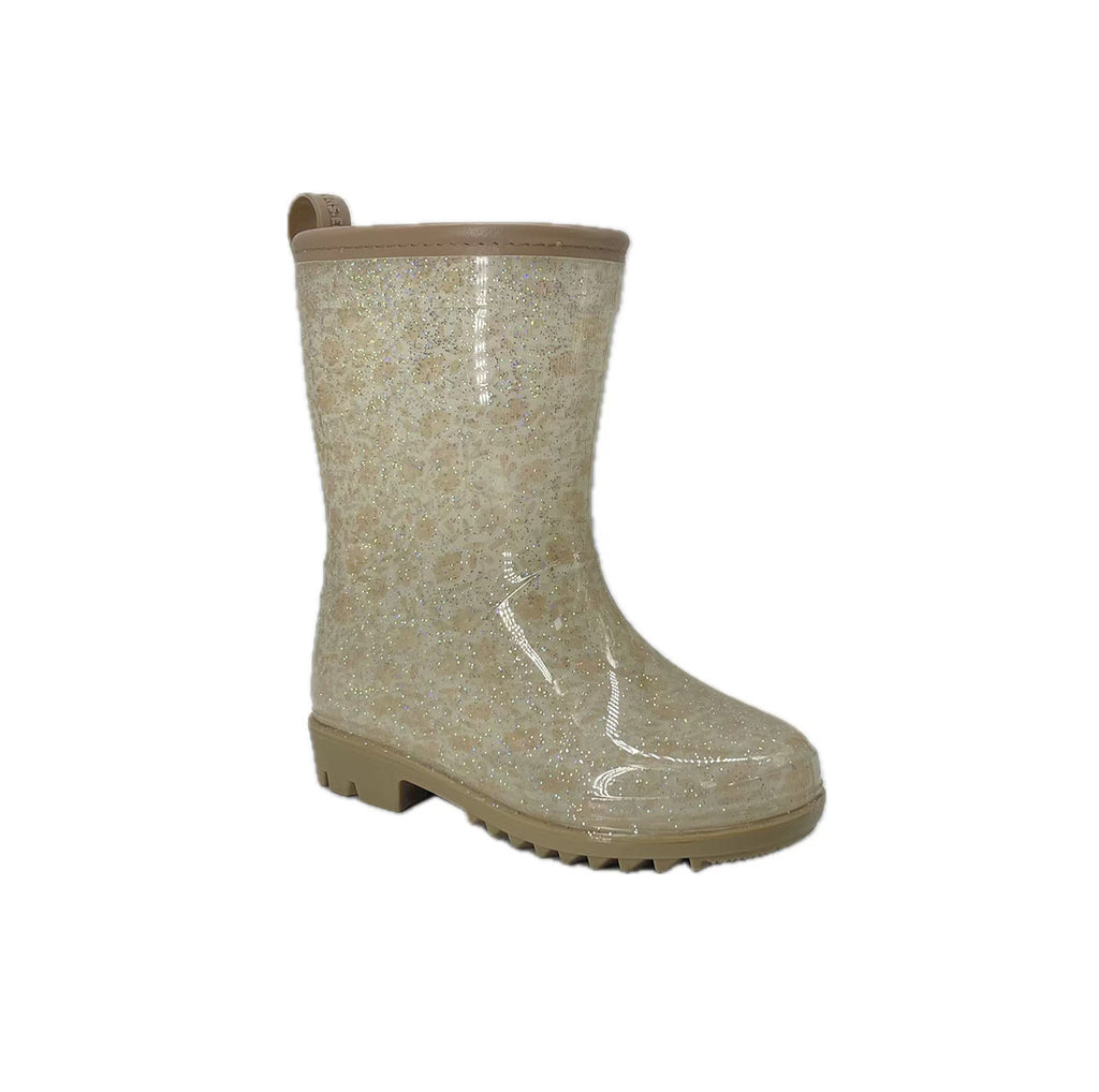 Glitter PVC kids rain boots