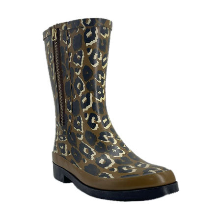 Riding style rain boots