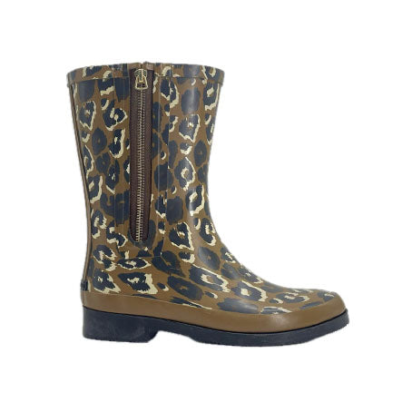 Riding style rain boots