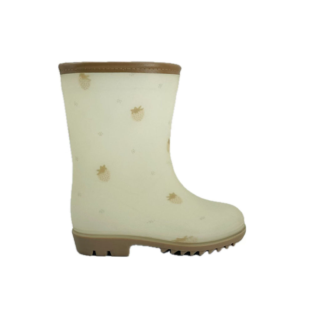 Kids carton strawberry rain boots