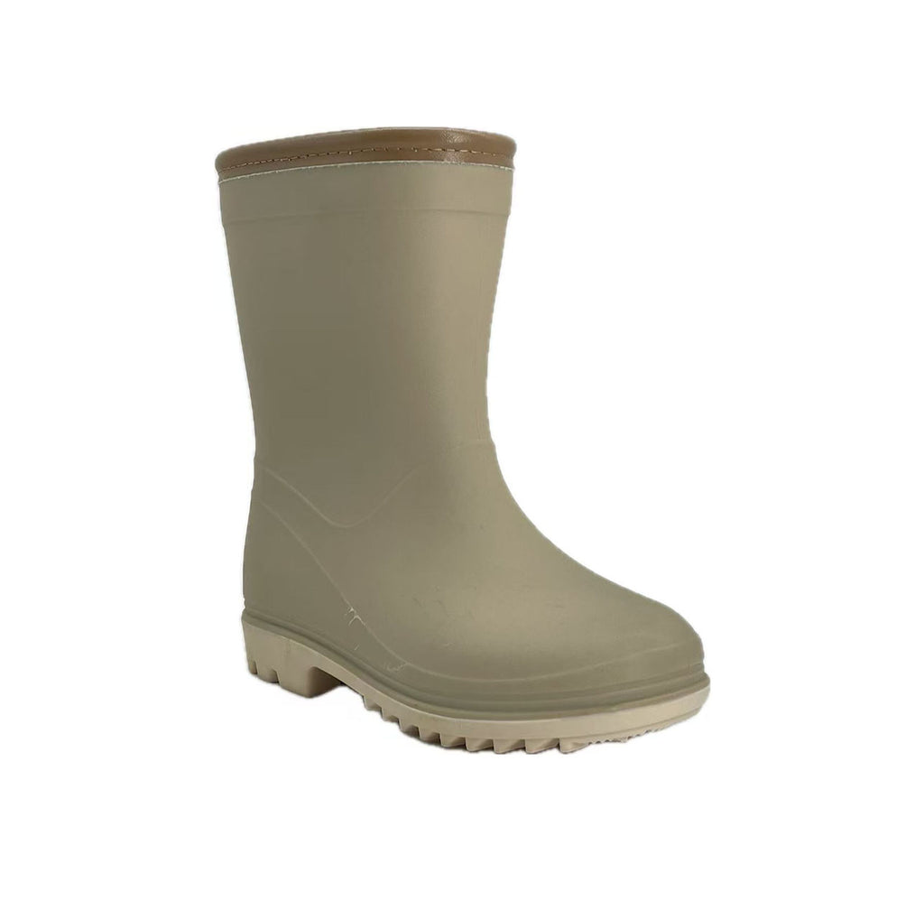 Matte solid color children's rain boots