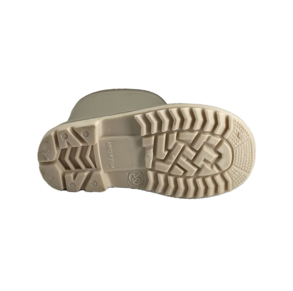 Matte solid color children's rain boots