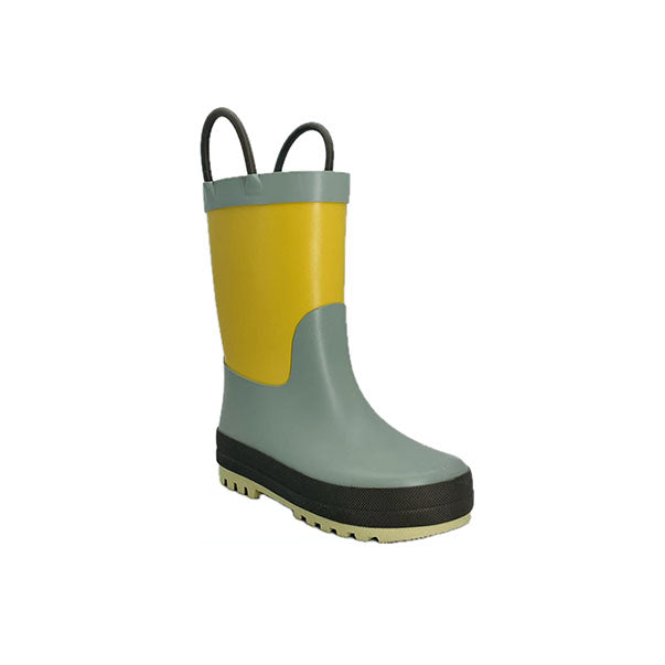 Children's color-blocked rain boots