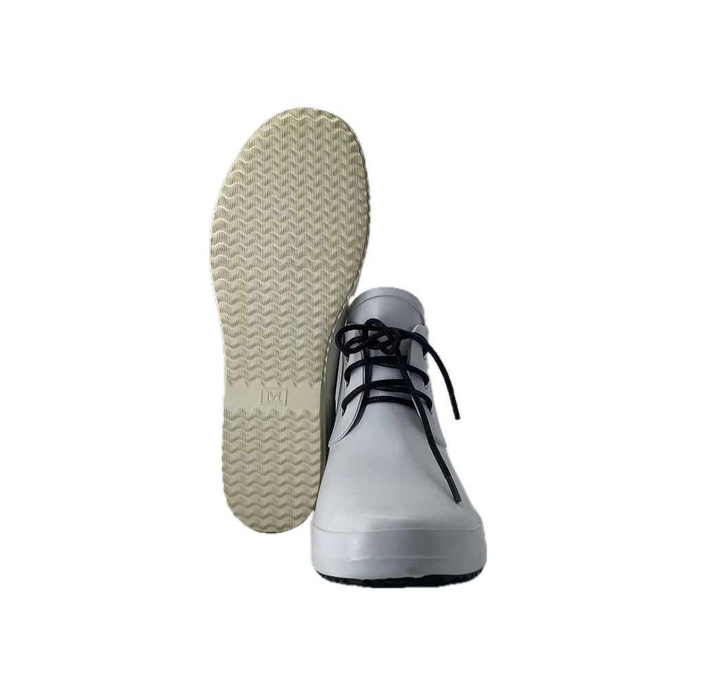 Solid color simple lace-up rain boots