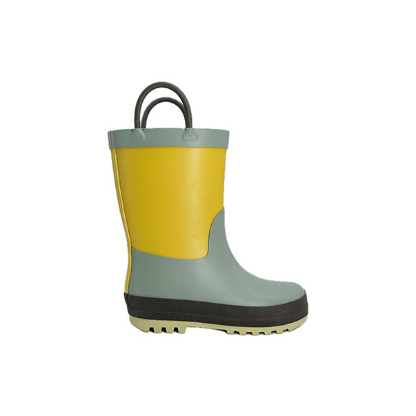 Children's color-blocked rain boots