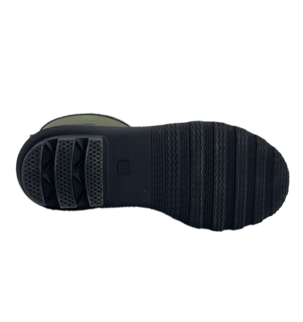 Zipper women's rain boots