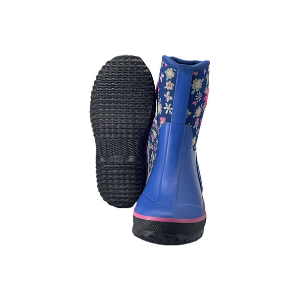 Children's floral rain boots
