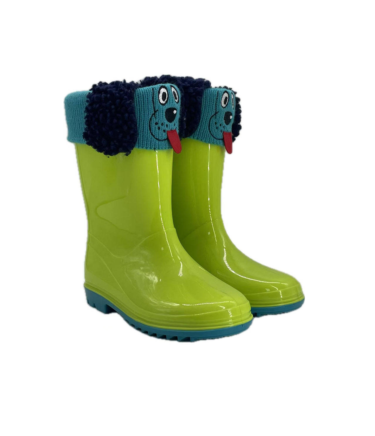 Children's fur rain boots
