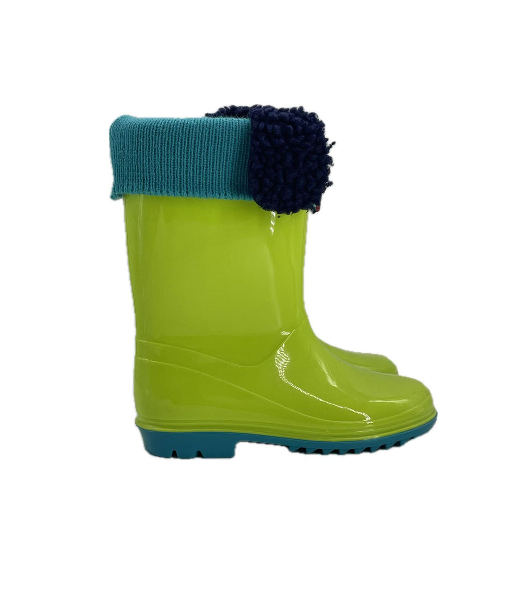 Children's fur rain boots