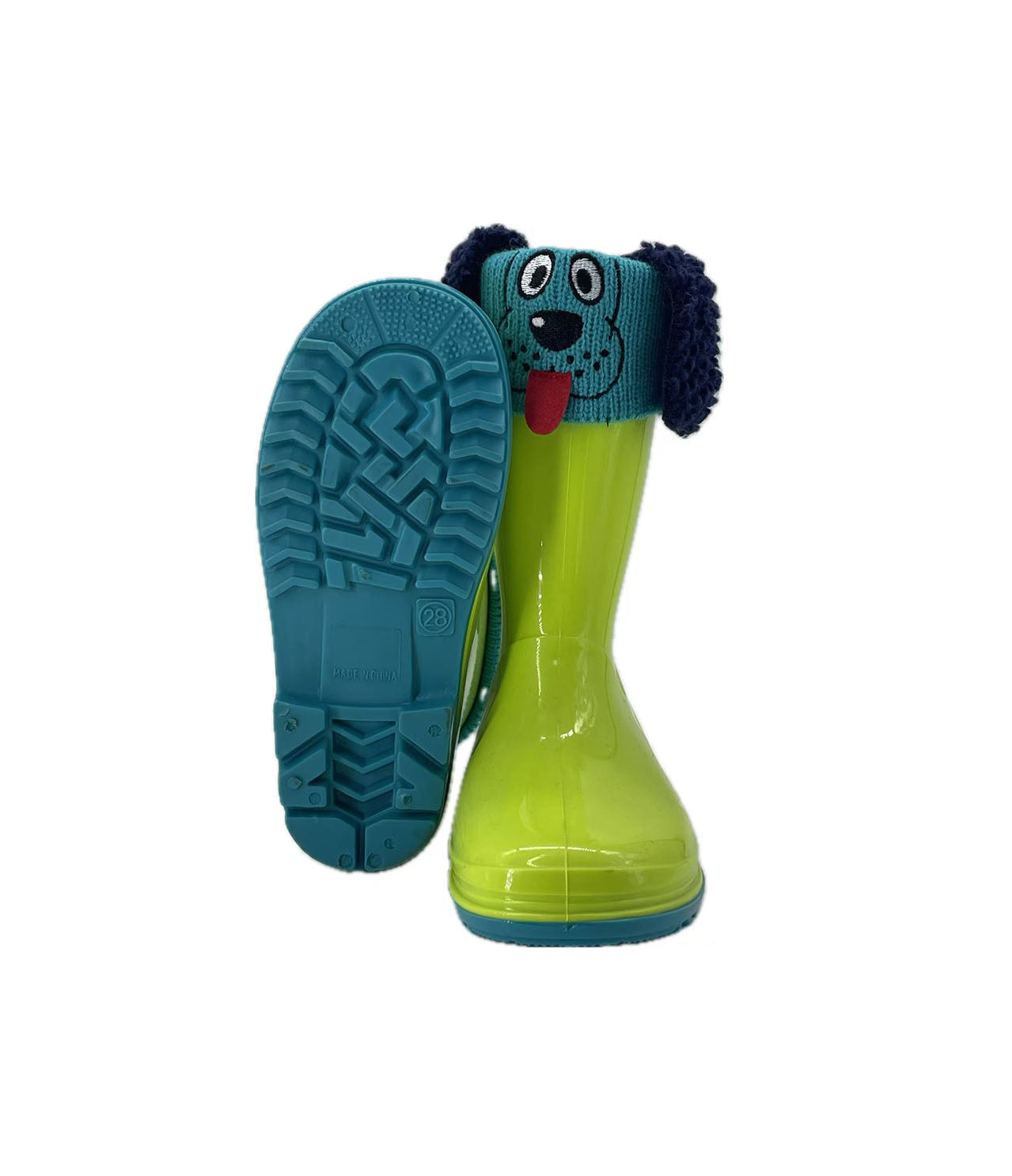 Children's fur rain boots