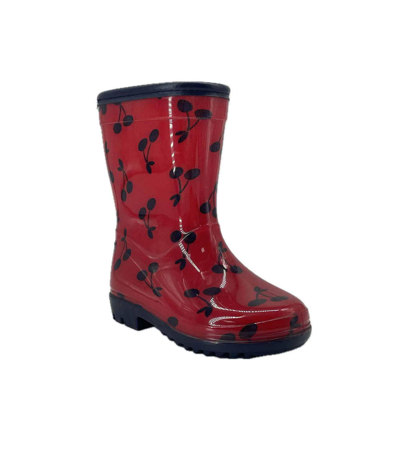 Cartoon Cherry Children's Rain Boots