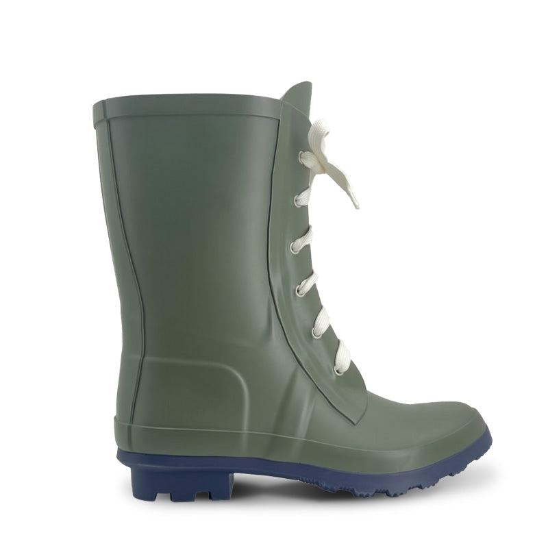 Women's Lace-Up Minimalist Chic Rain Boots